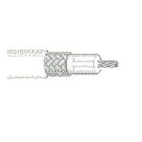 Belden 83284 009500 Coaxial Cables 26AWG 1C SHIELD 500ft SPOOL WHITE
