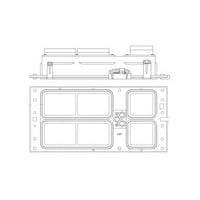 AMP Connectors - TE Connectivity 1663415-1 Rack & Panel Connectors RCPT ASSY, SIZE 3 ARINC 600