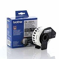 BROTHER DK-22211 DK Tape Continuous Film White (29 mm X 15.24 mm)