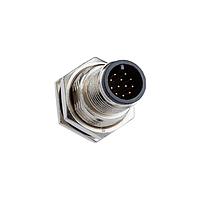 Amphenol LTW MSAS-08PMMS-SF8002 Sensor Cables / Actuator Cables M12 Circular Metric Connector, A Code, Metal, 2A, 08 pins, Male Connector, Male Contact, Hexagonal, M16*1.5, Screw Thread, Solder, Receptacle, Front Fastened, Panel Thickness 4.5, IP68 / IP69K