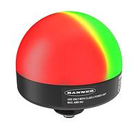 Banner Engineering K90PLKQ Panel Mount Indicators / Switch Indicators K90 Pro with IO-Link Series: 7-color RGB Indicator; Voltage: 18-30 V dc; Housing: Polycarbonate; IP67; Input: Bimodal; Colors: Multicolor; 4-pin M12 Integral QD