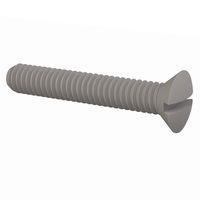 Essentra Components 330832A100 Slotted Countersunk 82 Slotted CSK Screw, #8-32 Thread, 1 Lg