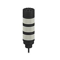Banner Engineering TL50BYRAQ Tower Lights Tower Light: 3-Color Audible Indicator; Voltage: 18-30 V dc or 24 V ac; Environmental Rating: IP50; Input: Bimodal; Colors: Blue Yellow Red; 5-pin M12 Integral QD