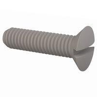 Essentra Components 50M030050L012 Slotted Countersunk 90 Slotted CSK Screw, M3 X .5 Thread, 12mm Lg