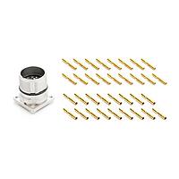 Amphenol SINE Systems MA1LAP1700S-KIT Circular Metric Connectors 17P RCP KIT STRT P TYPE SKT CNT