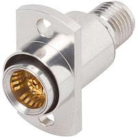 Amphenol SV Microwave SF1157-6009 RF Adapters - Between Series BMA F to SMA F Adapter, 2 Hole