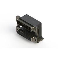 EDAC 663-025-664-040 Dual Port D-Sub Connectors Right-angle Dual Port D-Sub Connector