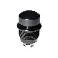 C&K NP8S2T202GE Pushbutton Switches 10mA 5VDC Black Act Tapered Bzl PCB IP68