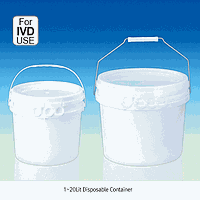 DaiHan DH.Bot3434 Container, HDPE, 10 Lit , Φ262×h255 mm, Steel Hnadle