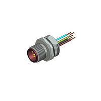 Amphenol CONEC 43-01024 Connectors MALE-HGH TEMP RES SKT W/WIRES FRNT MNT