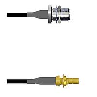 Amphenol Custom Cable Q-1T03M0003108i RF Cable Assemblies N-SJB/SMB-SJB G174 108I