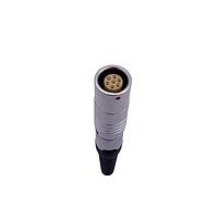 NorComp 821B007-273L501 Connectors IP50 Female Push-Pull Cable Mount 7 Position Straight Solder Cup