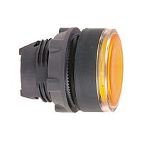 SCHNEIDER ZB5AA58 Head FLUSH W/TRNSPRNT CAP YLLW