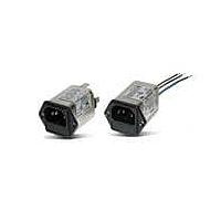 Corcom - TE Connectivity 6EGG8C-2 Inlets 6A IEC - WIRE LEAD GRND CHOK FLNGE MNT