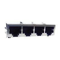 Abracon ARJ14A-MASD-A-B-EMU2 Magnetic Jack RJ45 10/100/1000 Base-T 1x4 Right Angle N/A Through Hole
