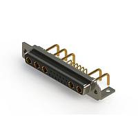 EDAC 630-17W5250-1TC Mixed Contact D-Sub Connectors Right-angle Power Combo D-Sub Connector