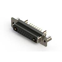 EDAC 628-17W2224-5NB Mixed Contact D-Sub Connectors Vertical Combo Dsub