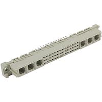 HARTING 09032428865 DIN 41612 Connectors DIN M-flat42+6 female straight, 4.5mm tails, 50uin Au plating