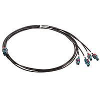 Rosenberger L02-025-1000-Z-ZZZZ RF Cable Assemblies HFM Quad F / HFM Quad F CableAssembly 1M