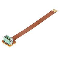 Harwin G125-F1MS110-075-L Flat Flex Cable Assemblies 5+5 Pos. Male DIL Flex Circuit Assembly, 75mm, single-end, Latches