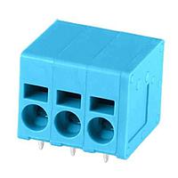 Same Sky (formerly CUI Devices) TBL-0021-500-04BE Fixed Terminal Blocks 4 Poles, Screwless, Horizontal, 5.0 Pitch, 24-12 (AWG), Terminal Block Connector