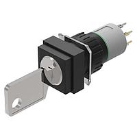 EAO 51-458.036D Pushbutton Switches KYLK SQ MOM 2POS