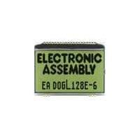 DISPLAY VISIONS EA DOGL128E-6 Graphic LCD Displays STN (+) Transmissive Yel/Grn Background