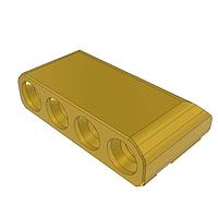Samtec GPPC-PF-1-04-EG-RA-SM Magnum RF Ganged Connector GANGED SMPM SURFACE MOUNT, .140 PITCH
