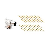 Amphenol SINE Systems MA5RAP1602-KIT Circular Metric Connectors 16 Pos male pins Large flange
