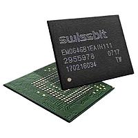 Swissbit SFEM256GB1ED1TO-I-8H-111-STD eMMC Flash Drives Industrial Embedded MMC, EM-30, ATS1, 256 GB, 3D TLC Flash, -40C to +85C