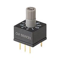 Same Sky (formerly CUI Devices) RDS7-10S-1065-73-D-67 DIP Switches 10 Position Through Hole 2.54 mm Pitch IP67 7.3 mm Actuator