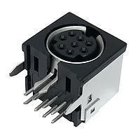 Kycon KMDGX-8S-AS Connectors 8P GOLD PLT SIDE & BCK SHLD