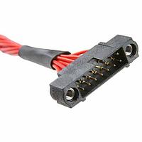 Harwin M80-5612005 Wire Housings 10+10 POS MALE 24-28 AWG W/JACKSCRW