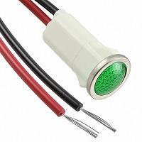 VCC 1032D5 Neon Panel Mount Indicators GREEN DIFFUSED 1/2" MOUNTING HOLE