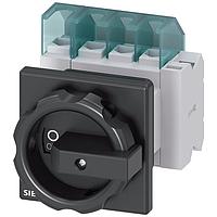 SIEMENS 3LD21542EP51 Rotary DISC SW 25A ROT HDL 1HOLE BLK 4P AUX