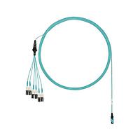 Panduit FXTRP8NUSSNF034 Fiber Optic Cable Assemblies OM3 12-fiber round harness cable, plenum