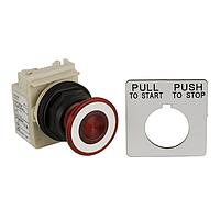 Square D 9001SKR9R05H5 Switch Hardware PSH BTTN 600VAC 10A 30MM SK