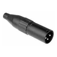 Amphenol Audio AC3MMBJ-AU Cable Connectors CONN PLUG CORD 3 PIN