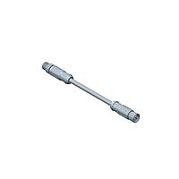 Amphenol LTW M8AS03ML-ASFL-SD005 Sensor Cables / Actuator Cables Guided M8 Circular Metric Connector, Metal, 3A, 03 pins, Male Connector, Male Contact, Straight-to-Straight, Screw Thread, Overmolded Double Ended, Length 5000mm, IP67 Mated