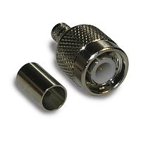 Amphenol RF 122111 Connectors TNC ST CRIMP PLUG RG59 75 OHM 3PC DL