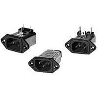 P&B 3EEA2 Inlets 3A IEC-1/4" FASTON RHT ANG FLNG MNT