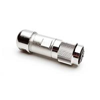 Amphenol Tuchel C091 31D004 100 4 Connectors 4 POS SOLDER W 4-6MM CABLE DIA