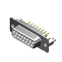 Molex / FCT 173109-0460 Standard Density FCT DSUB STR PC RCPT 09 PN W/SNAPIN
