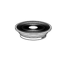 LedLink Optics LL01CR-CEN12L02 Lens Assembly Led lighting ultra thin lens 12 deg