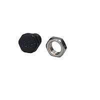 Bud Industries IPV-67101-B Vent Plug IP67 Air and Moisture Vent, M10*1.0, 0.63"