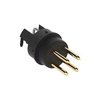 ERNI - TE Connectivity 225267-E Inserts M12 MALE, UNI CODE,RA, 4P THR REAR MOUNT