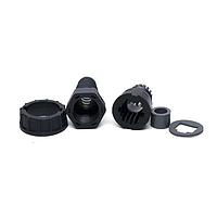 Amphenol LTW RJ-00AMMA-LL7001 Circular RJ, Large Size, Plastic, 1.5A, Straight, 2 Points Lock, Compled, Field Installable, F4.5 - F6.0mm, IP67 Mated