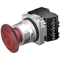SIEMENS 52PR8GRA Twist-to-Release PTR,MTD,XFMR 120V,FULL ILL RED,1NO-1NC