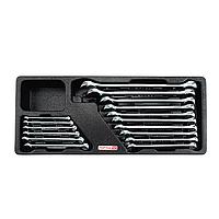 TOPTUL GAAT1604 Offset Hi-Performance Combination Wrench Set (16 pcs, 15°)