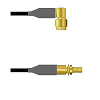 Amphenol Custom Cable Q-3603Q0008096i RF Cable Assemblies SMA-RP/SMB-SJB RG58 96I